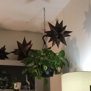 Rustic star lantern